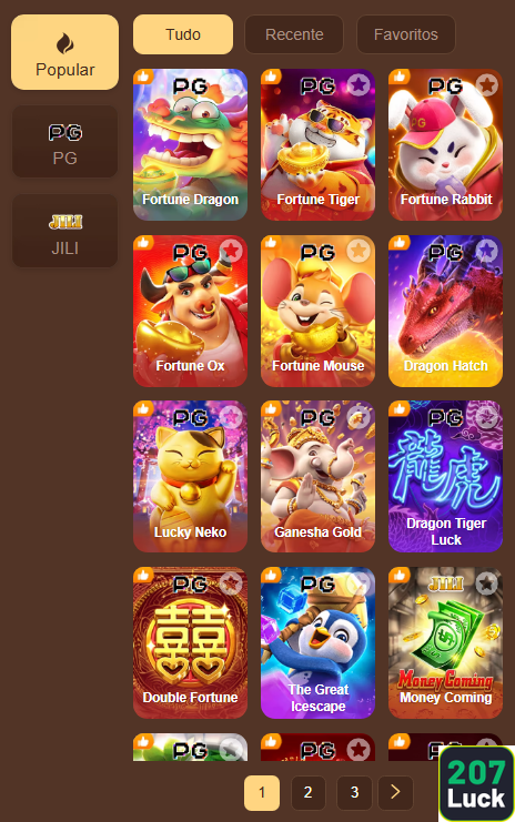 Jogos Certificados 207luck.com